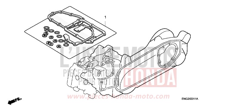 DICHTUNG SATZ B von SW-T400 ABS PEARL COSMIC BLACK (NHA64) von 2009